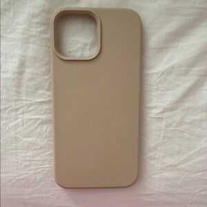 Tan Silicone Phone Case